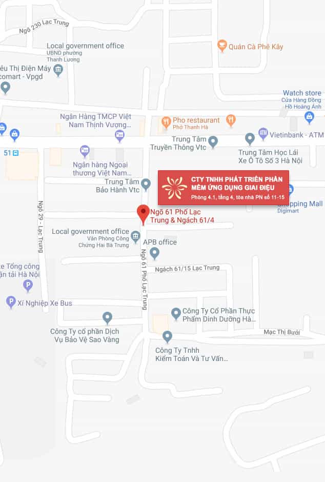 Bản đồ vị trí cty Giai Điệu