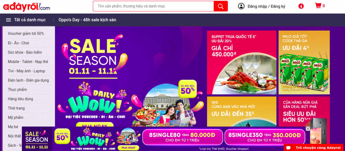 10 website thương mại điện tử hàng đầu Việt Nam 2019