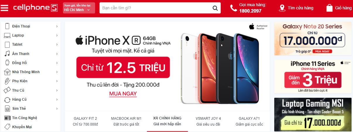 10 website thương mại điện tử hàng đầu Việt Nam 2020