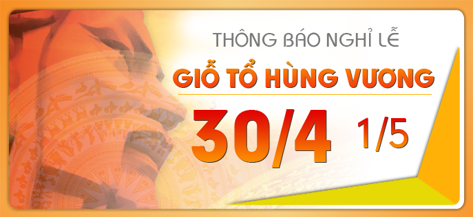 Thông báo nghỉ lễ - Thiết kế web Giai Điệu