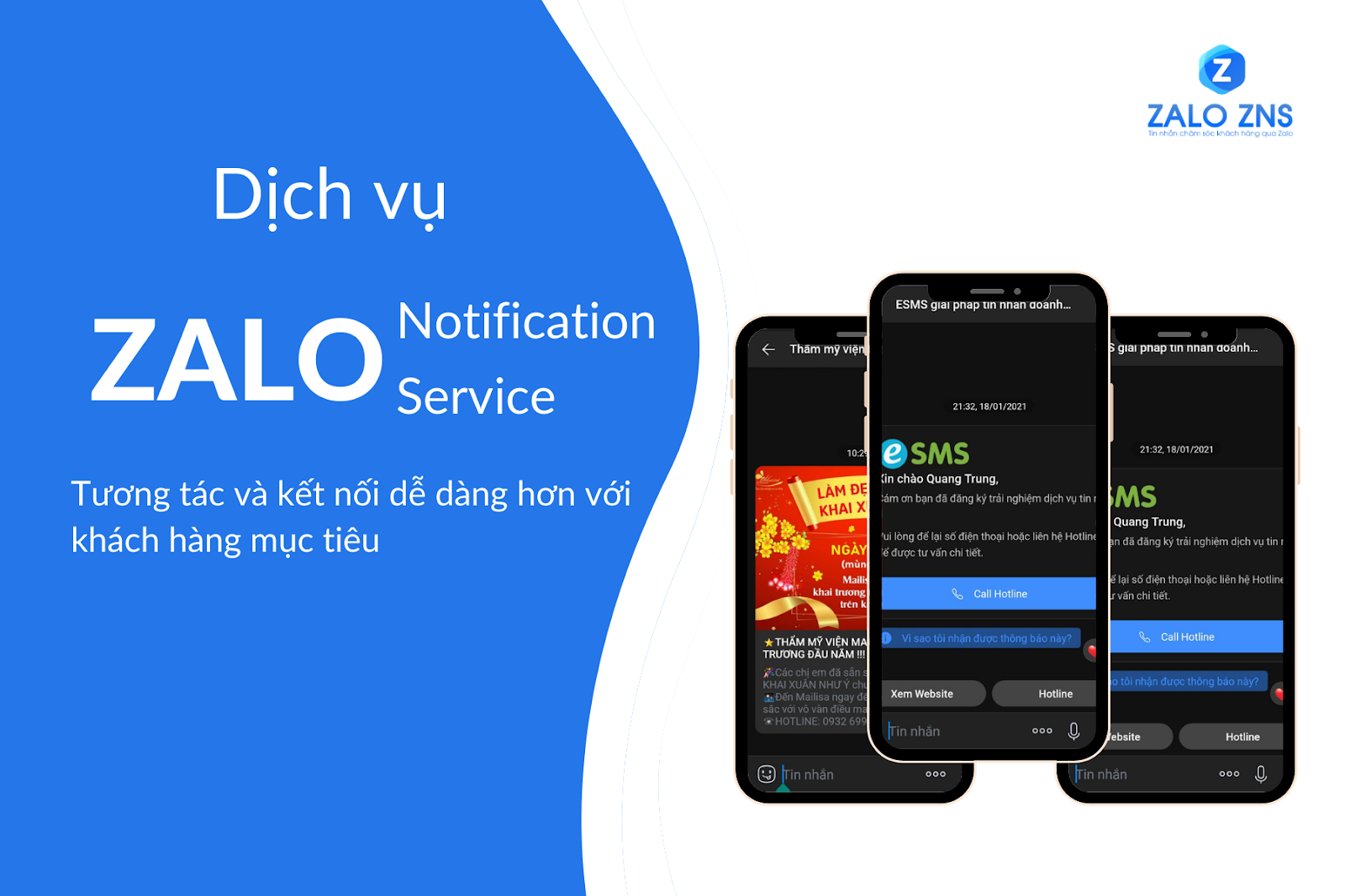 Zalo ZNS - giaidieu.com