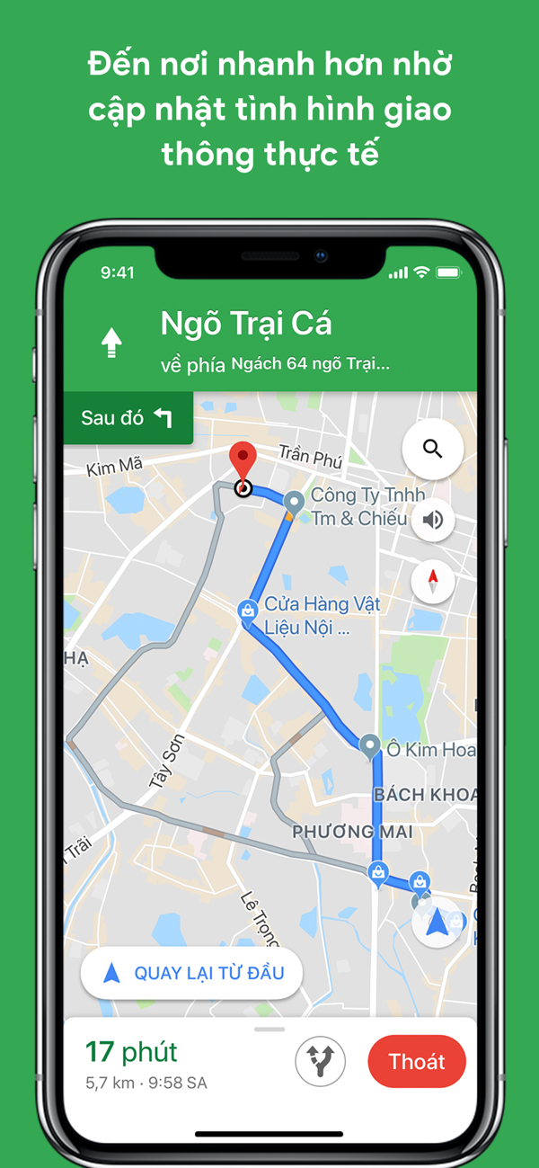 Chức năng định vị thông qua API - thiết kế app Giai Điệu
