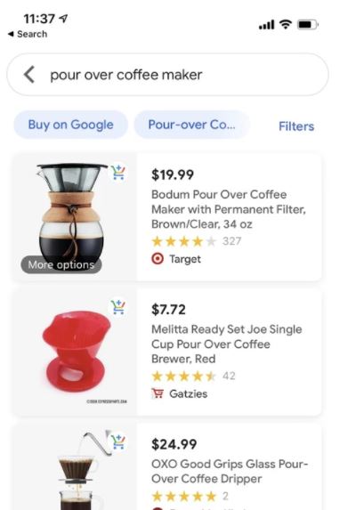 quảng cáo google shopping