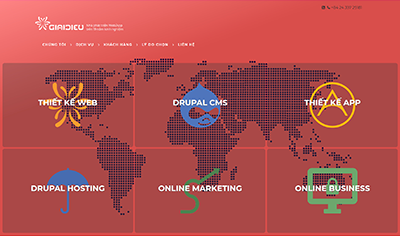 Website giaidieu.com screenshot