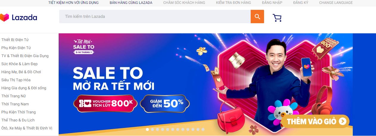 top 10 website thương mại điện tử 2021