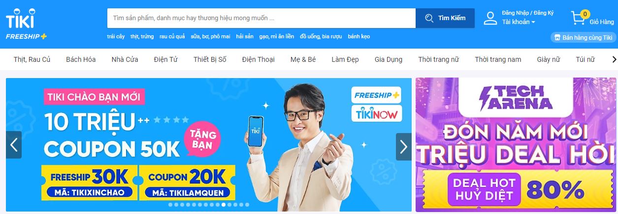 top 10 website thương mại điện tử 2021