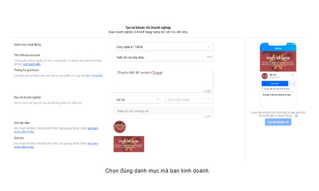 cách tích hợp chat zalo oa vào website